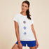 Women's Gentle Yoga Cotton T-Shirt - Ultra White