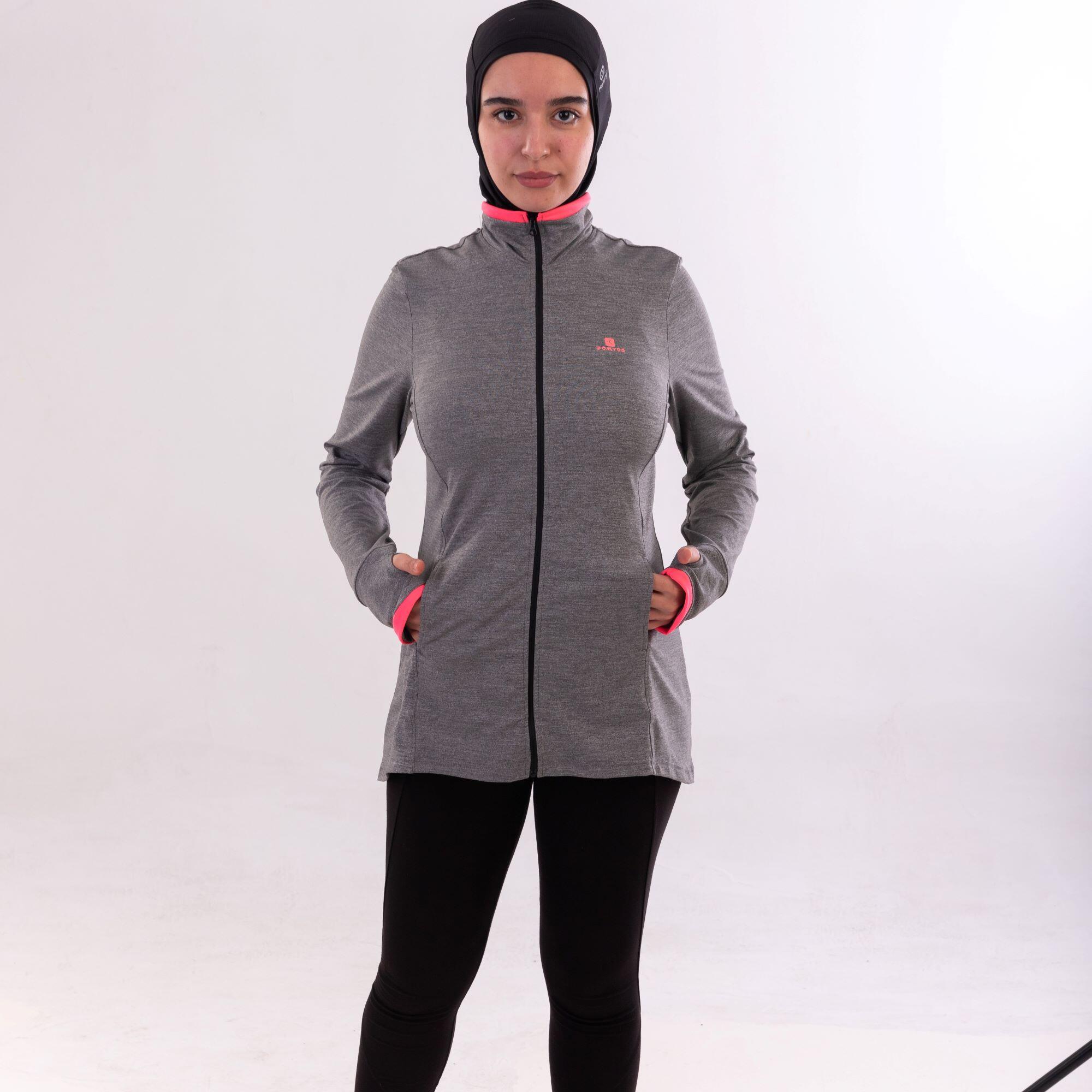 Women's Stretch Fabric Jacket - Grey