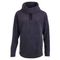 Women's Fleece Relaxation Yoga Sweatshirt - Dark Purple