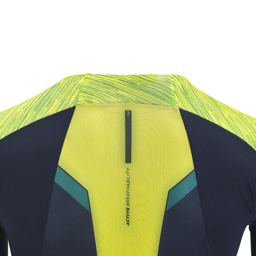 ODELO ZA TRIATLON TRISUIT LD MUŠKO - TAMNOPLAVO/BOJA LIMETE