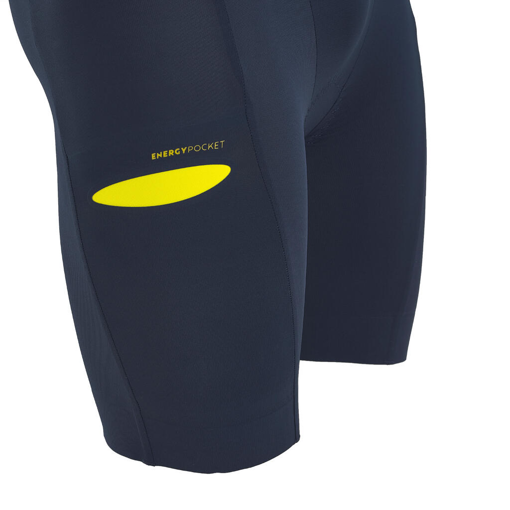 ODELO ZA TRIATLON TRISUIT LD MUŠKO - TAMNOPLAVO/BOJA LIMETE