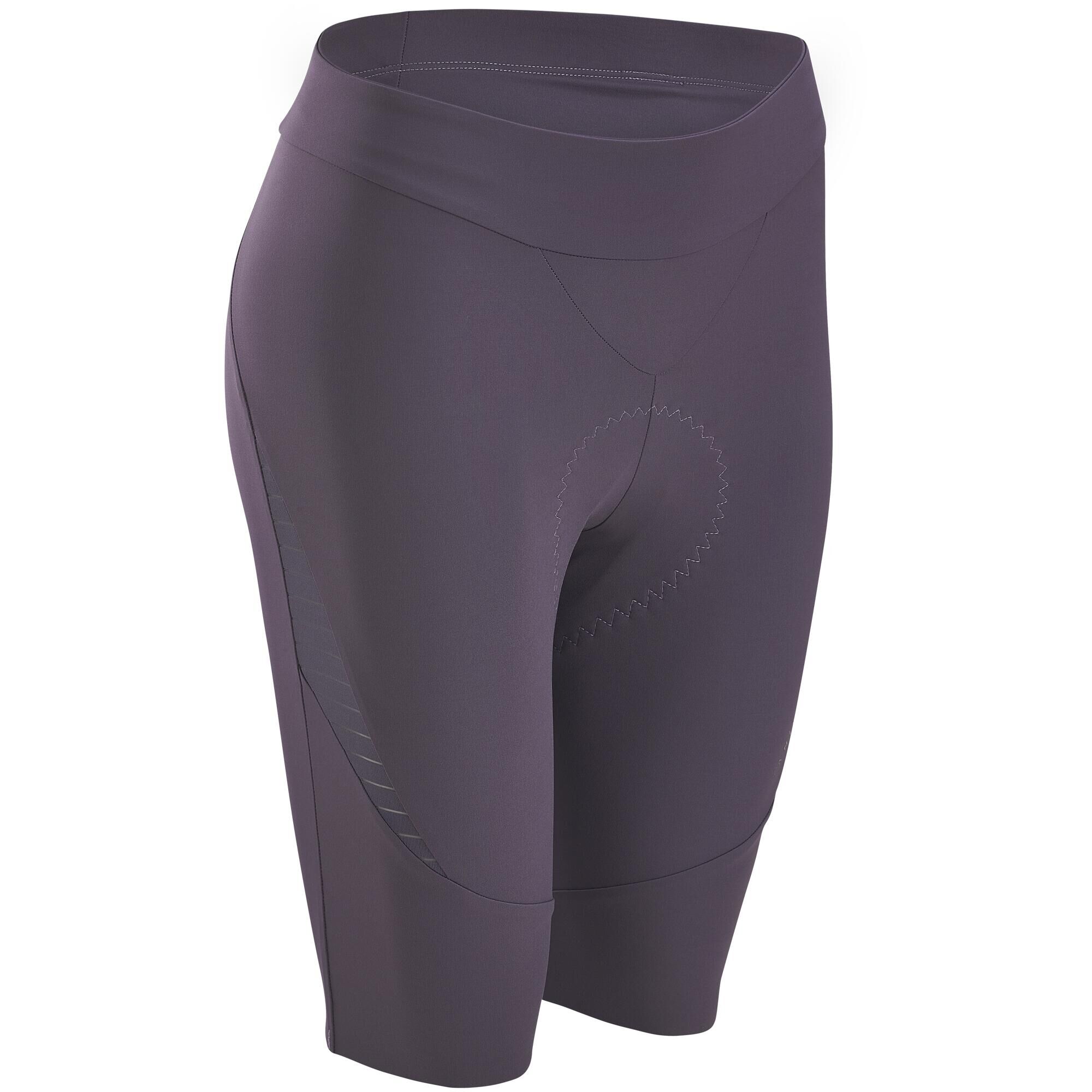 VAN RYSEL Women's Bibless Road Cycling Shorts Racer - Purplish Grey