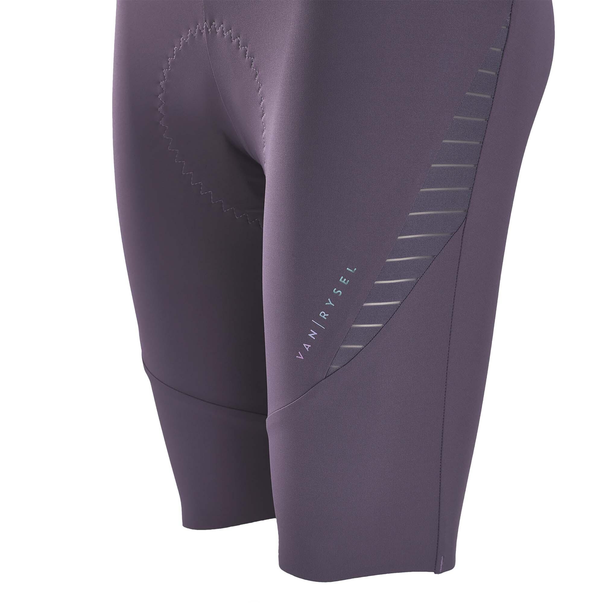 Women's Bibless Road Cycling Shorts Racer - Purplish Grey 3/5