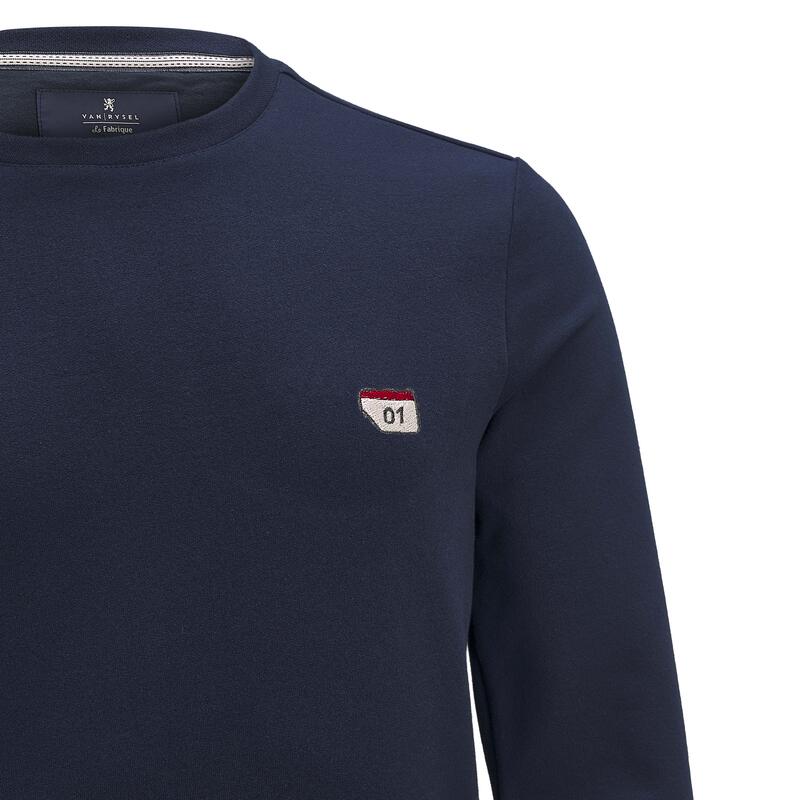 Sudadera Made In France - Brigade du Pavé Dorsal Azul