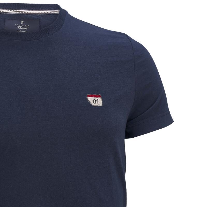 T-shirt Brigade du pavé rugnummer blauw