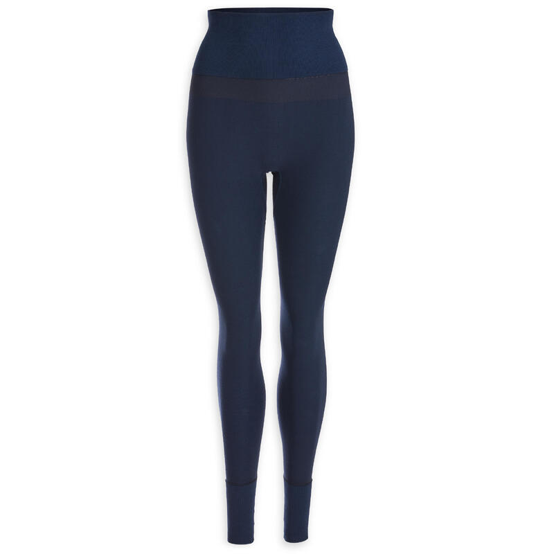 LEGGING YOGA DOUX SS COUTURES BLEU MARINE