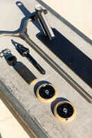 „Alu Core“ PU sportinio paspirtuko ratukas, 120 mm, juodas / smėlio splavos