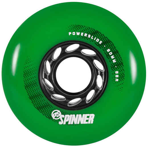 
      80 mm / 88A Inline Skating Wheels Spinner 4-Pack - Green
  