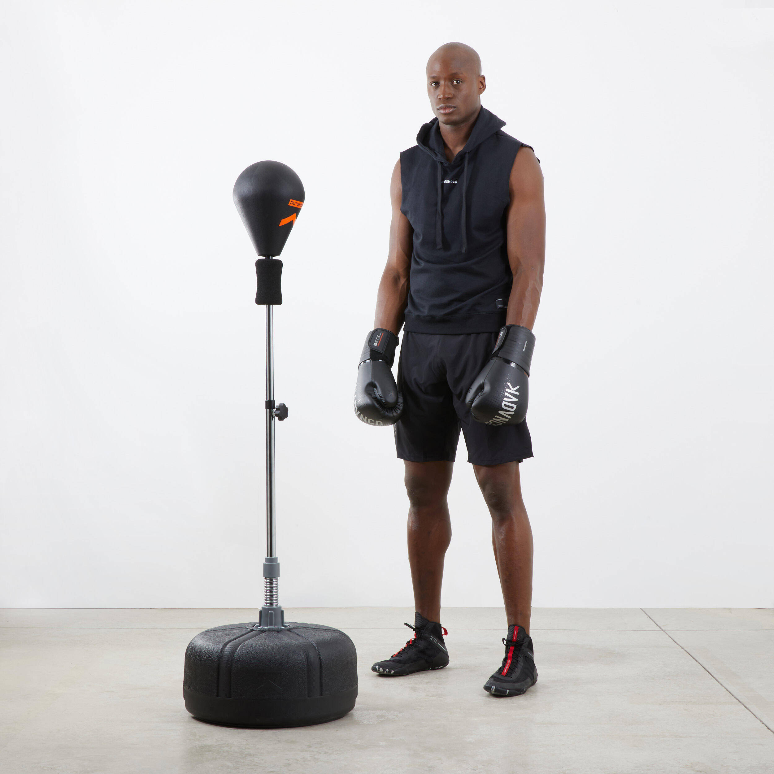 Adjustable Adult Punch Ball - Black -  4