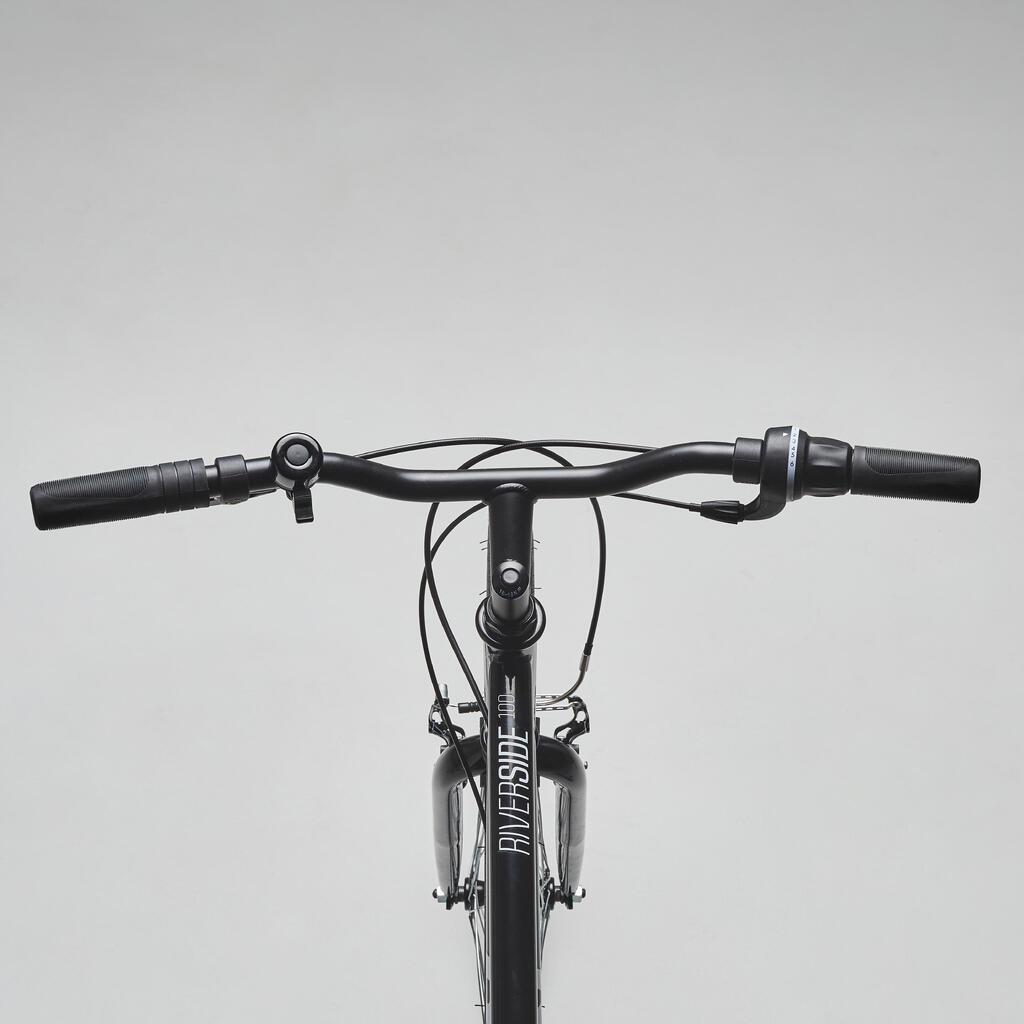 HYBRID BIKE RIVERSIDE 100 - Black