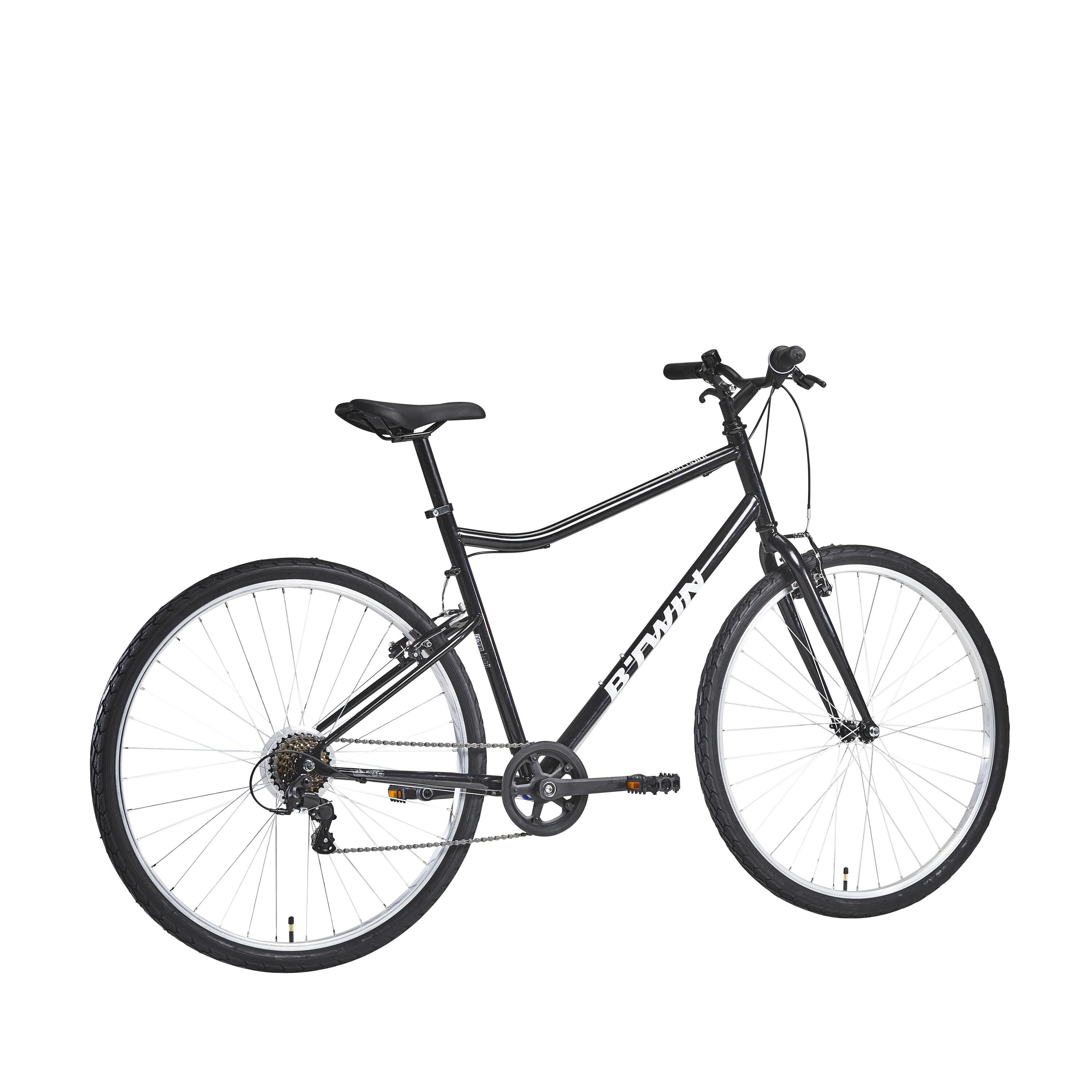 Bicicleta Trekking Riverside 100 Negro 16/36