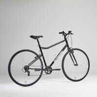 Hybrid Bike Black - Riverside 100