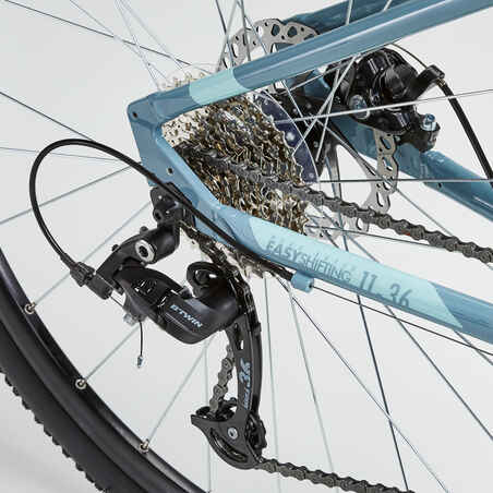 אופניים היברידיים למבוגרים Riverside 500 - כחול בהיר