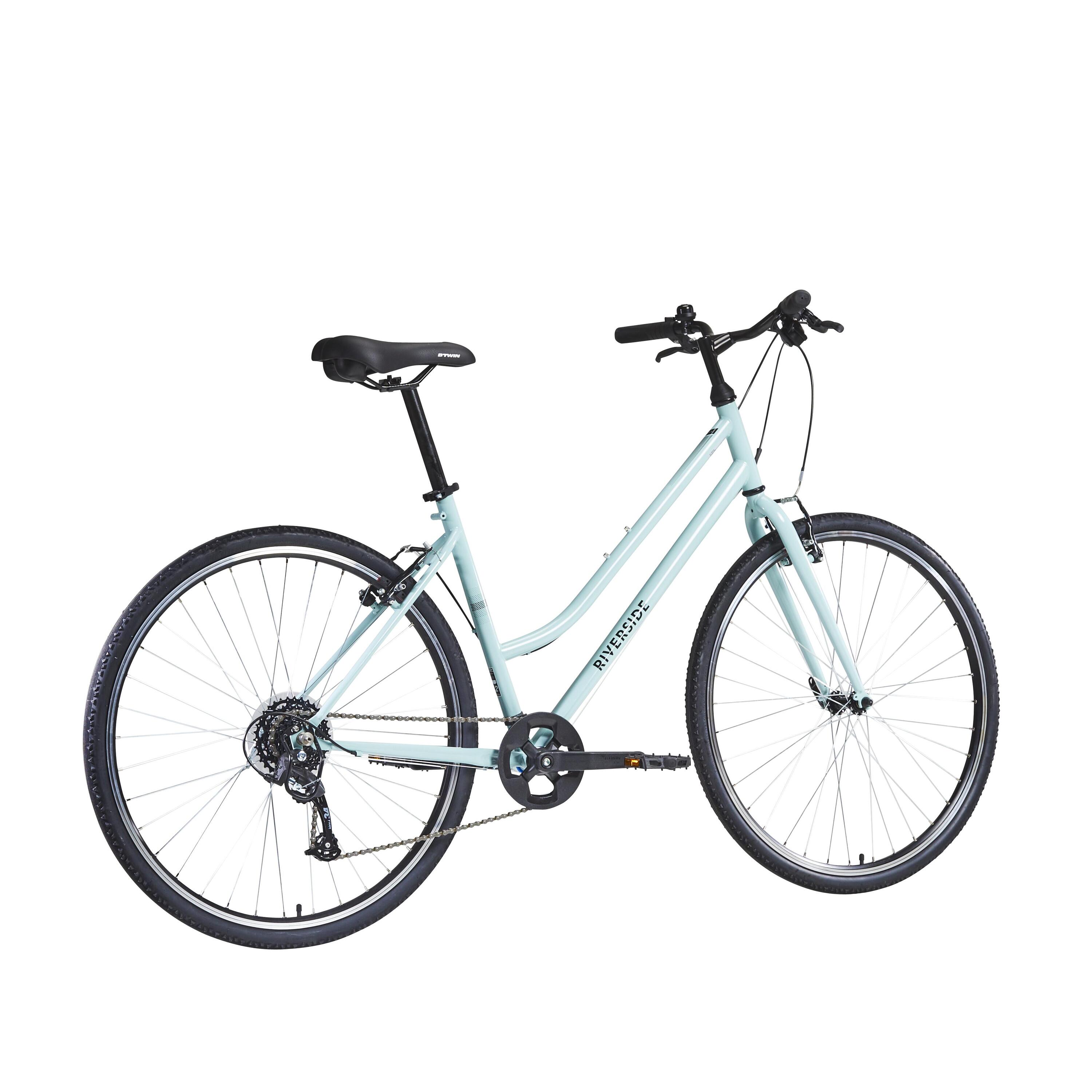 Cross Bike 28 Zoll Riverside 120 tiefer Einstieg pastellgrün 33/56