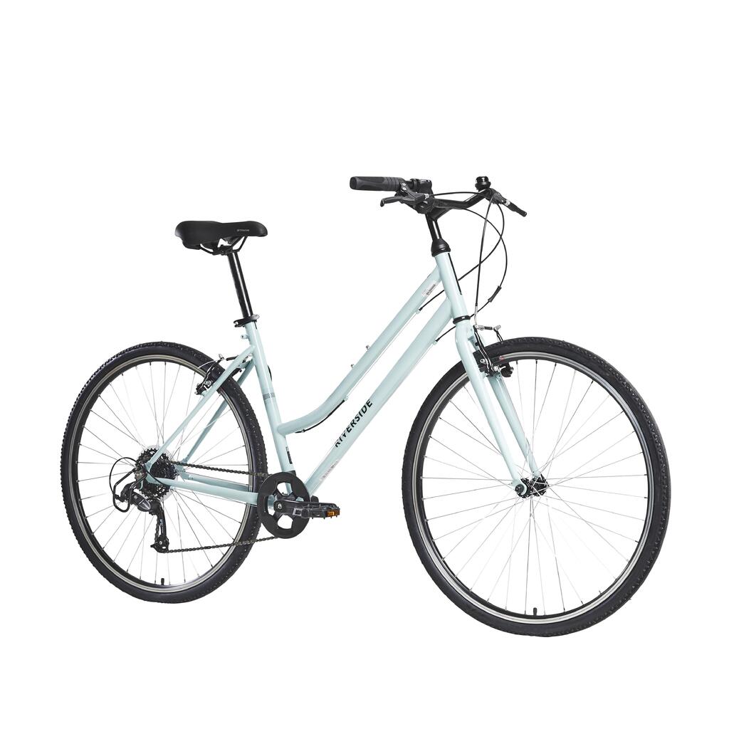 Cross Bike 28 Zoll Riverside 120 tiefer Einstieg pastellgrün