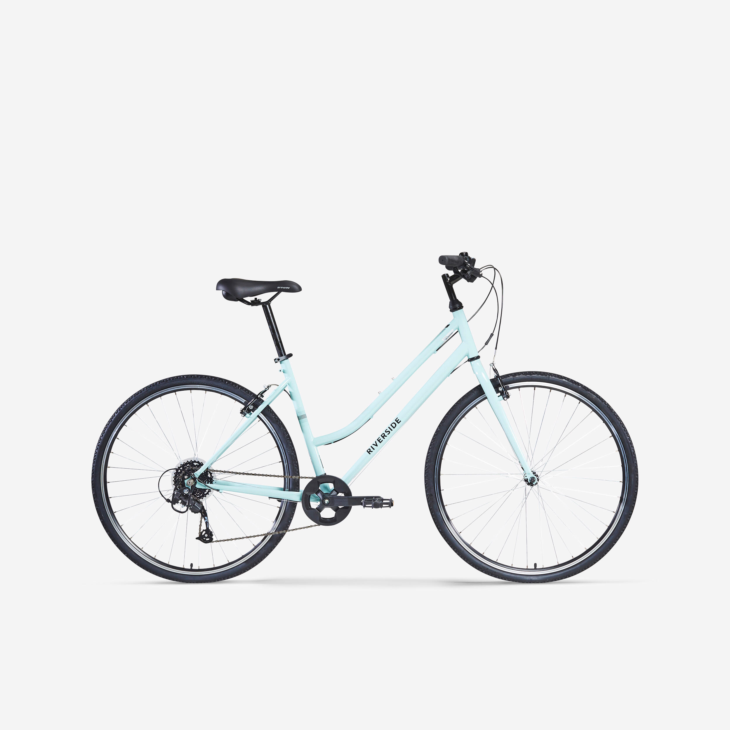 Cross Bike 28 Zoll Riverside 120 tiefer Einstieg pastellgrün 30/56