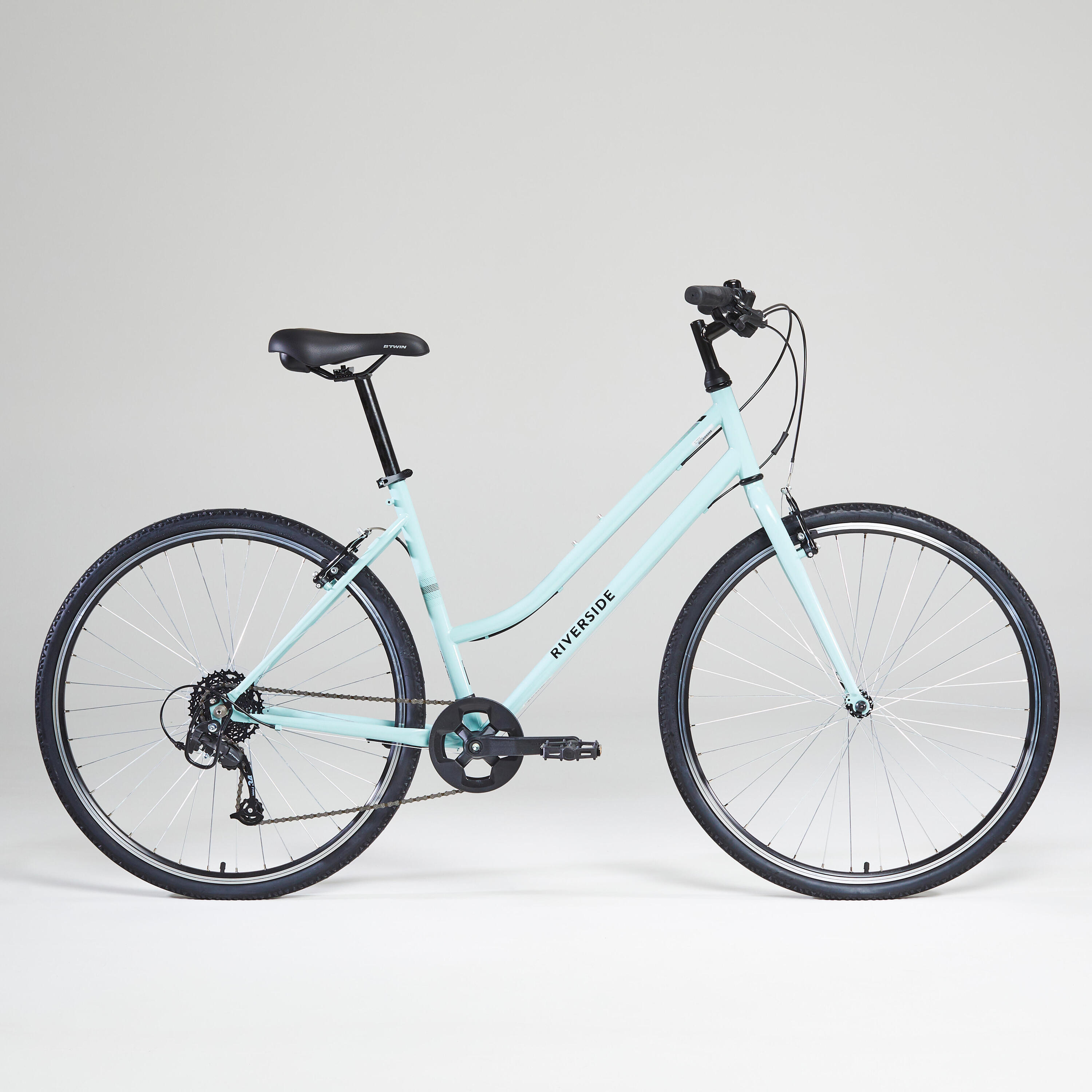 Cross Bike 28 Zoll Riverside 120 tiefer Einstieg pastellgrün 29/51