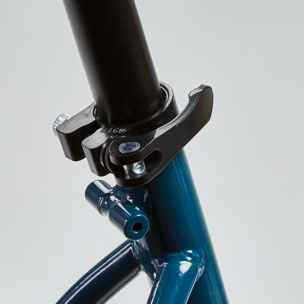 HYBRID BIKE RIVERSIDE 120 LOW FRAME BLUE RIVERSIDE Decathlon