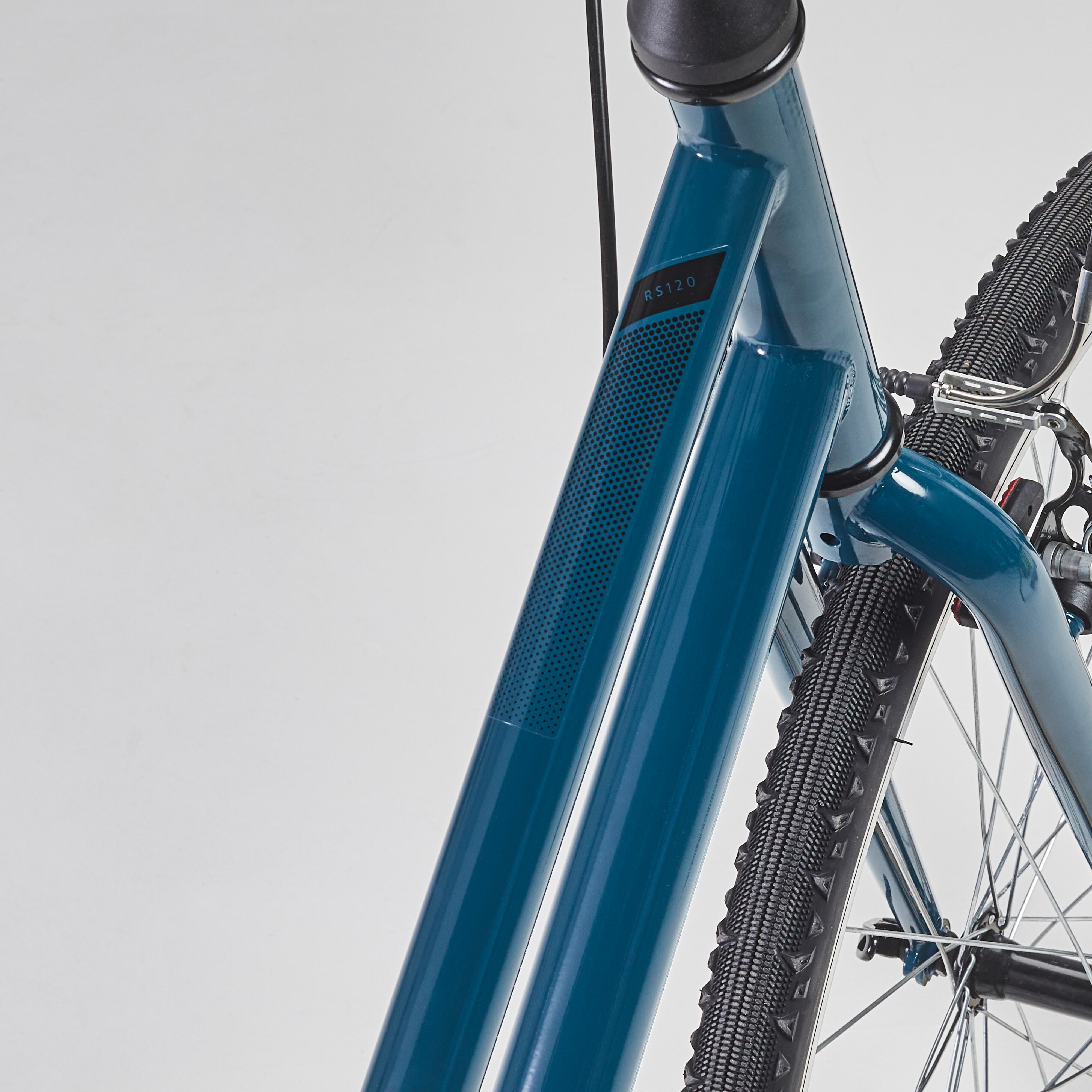 Bici trekking RIVERSIDE 120 petrolio RIVERSIDE | DECATHLON
