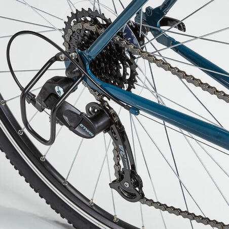 Велосипед гідридний 120 з низькою рамою темно-синій