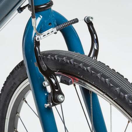 Велосипед гідридний 120 з низькою рамою темно-синій