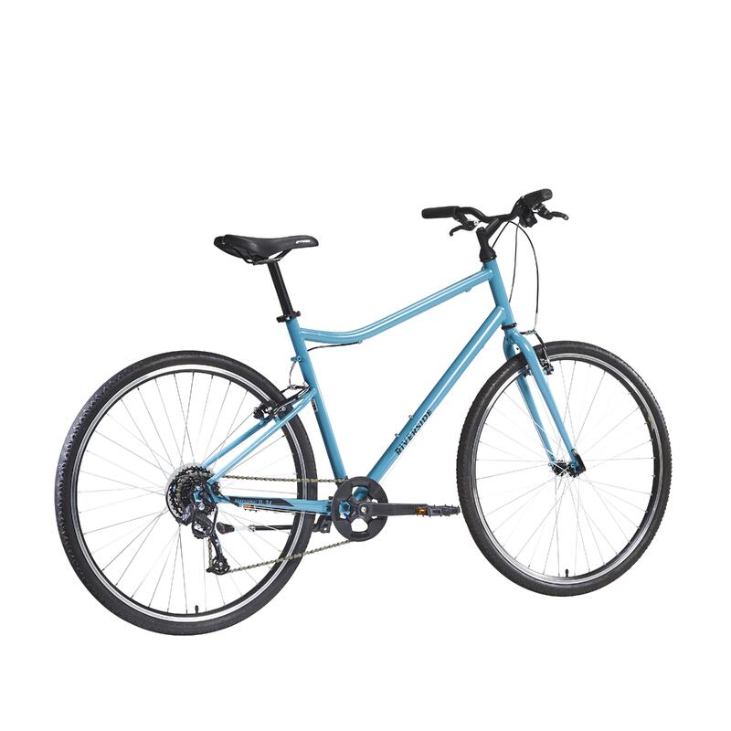 BICICLETA DE TREKKING RIVERSIDE 120 TURQUESA