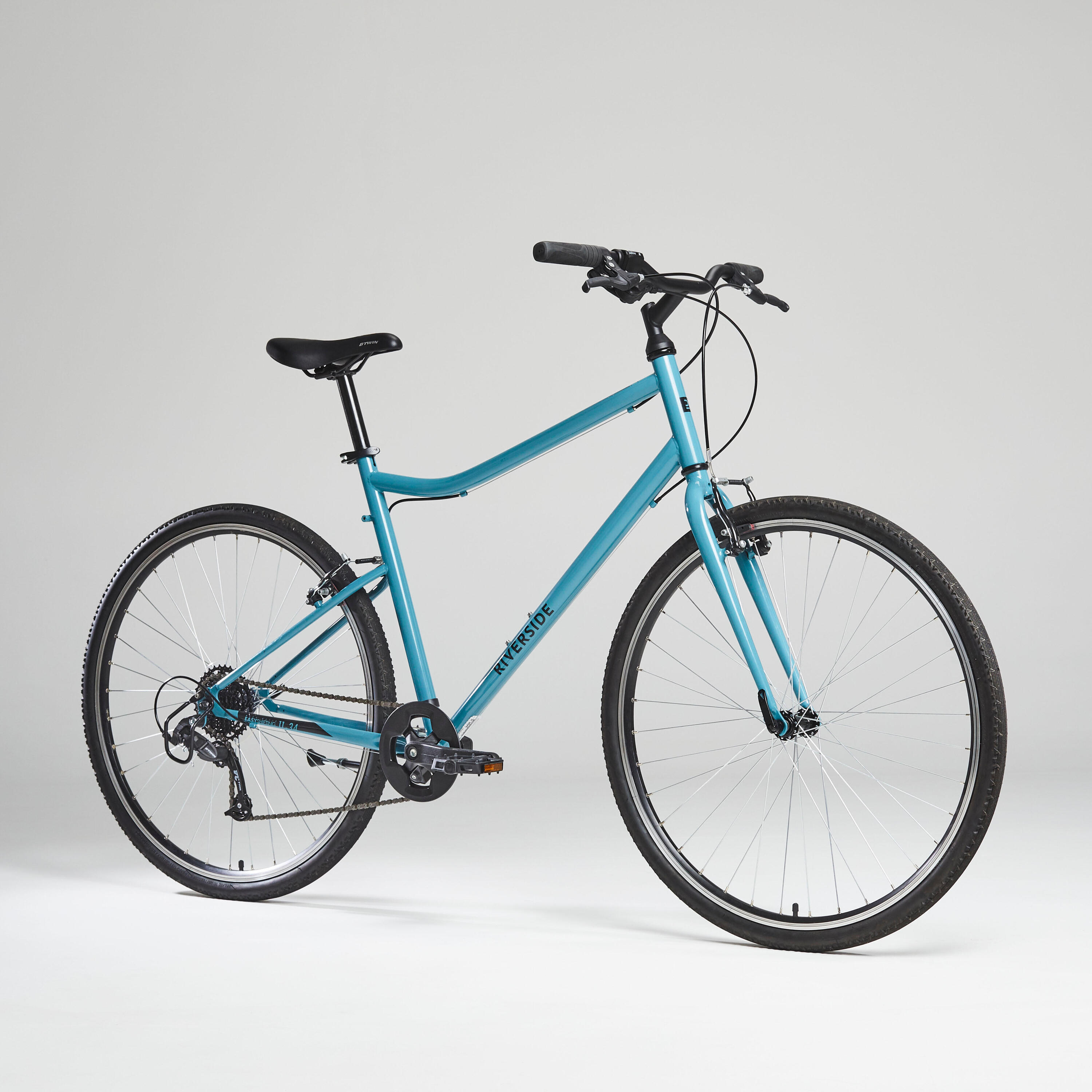 Hybrid Bike Riverside 120 - Turquoise 3/11