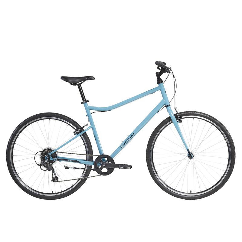 BICICLETA DE TREKKING RIVERSIDE 120 TURQUESA