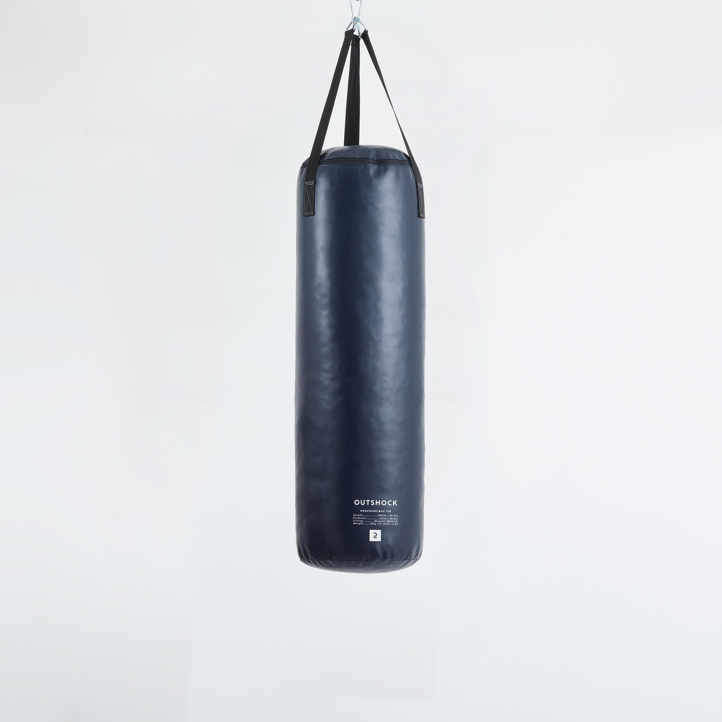 Boxing Training Gloves - 100 Linen/Black - Linen beige, black - Outshock -  Decathlon