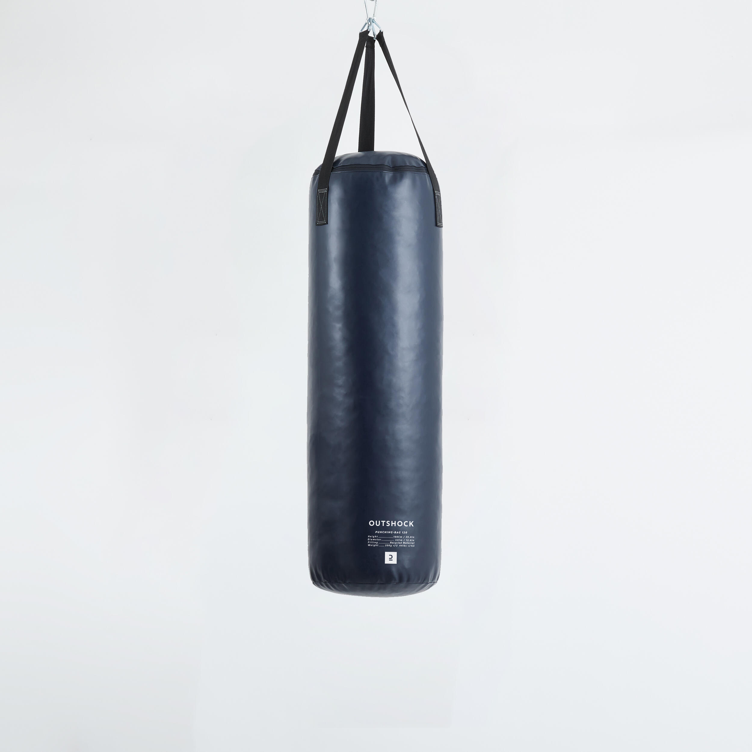 Outshock - Sac De Frappe Poing 20 Kg Adulte - Bleu Nuit - Sac De Frappe - Sports De Combats - - Taille Unique - Decathlon