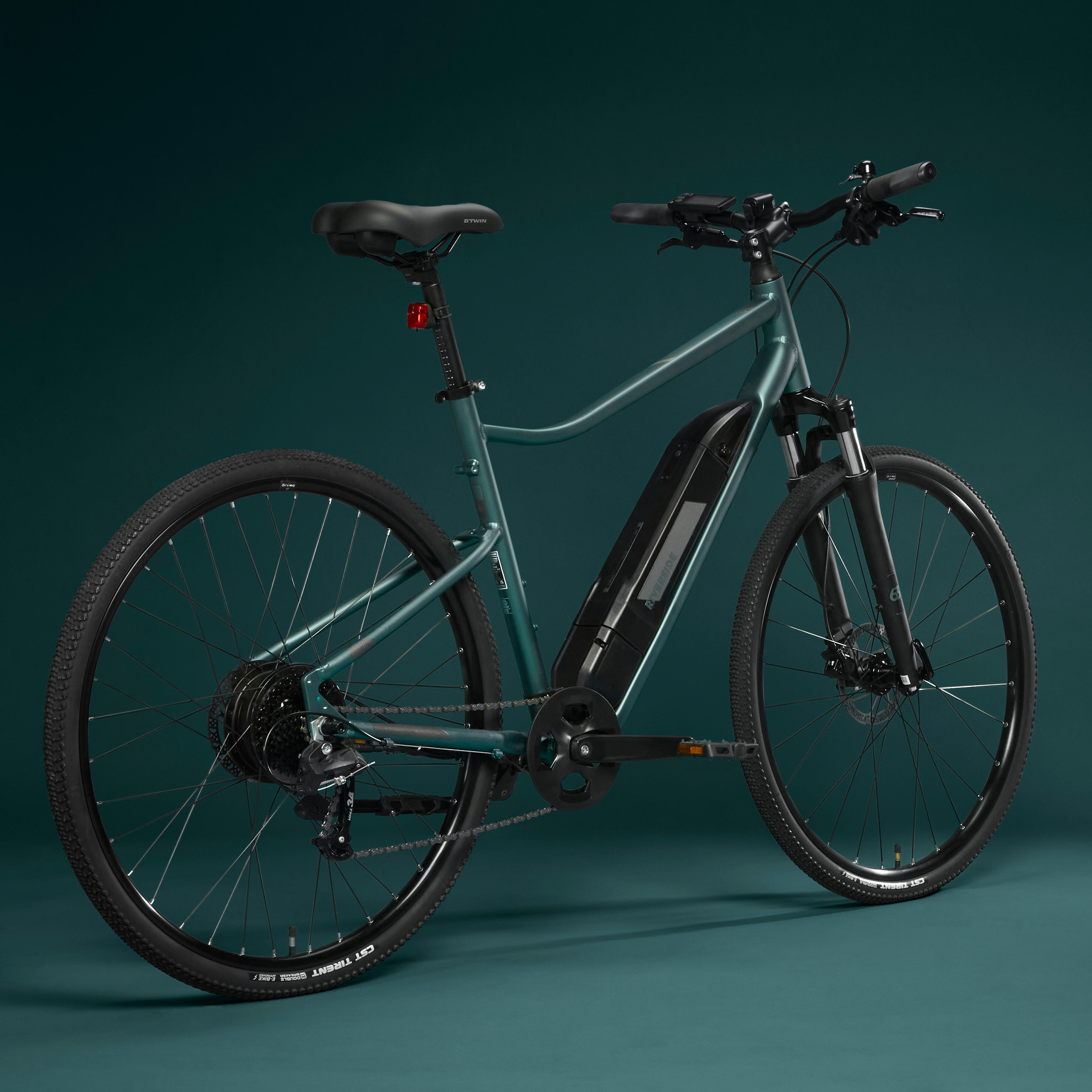 E Bike Cross Bike 28 Zoll Riverside 500E RIVERSIDE DECATHLON