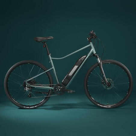 Zeleni hibridni električni bicikl RIVERSIDE 500 E