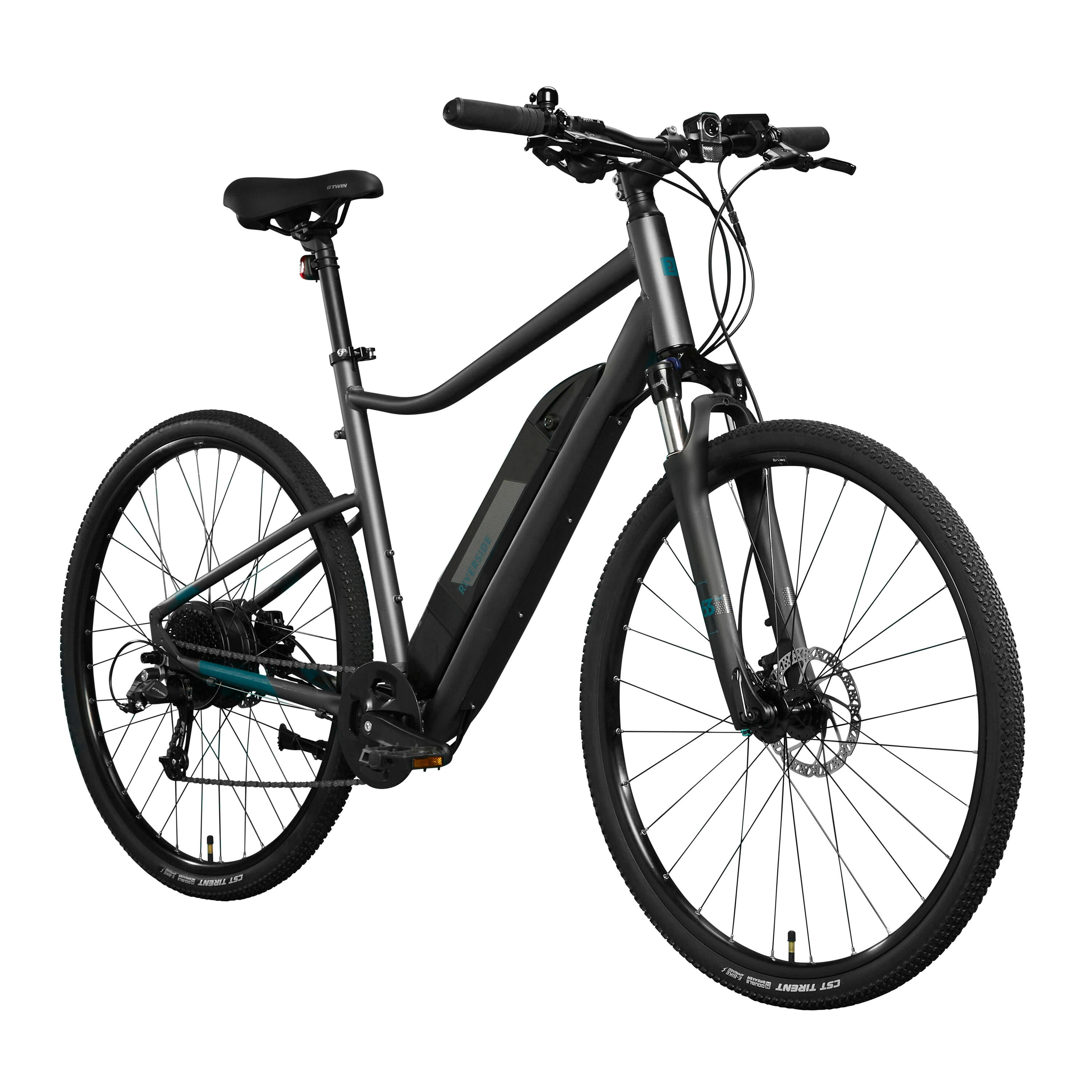 BICICLETA ELÉCTRICA TREKKING 8 V. ALUMINIO RIVERSIDE500 15/25