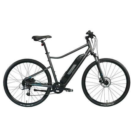 Bicicleta eléctrica mtb E-RS500 rin 28" riverside -gris