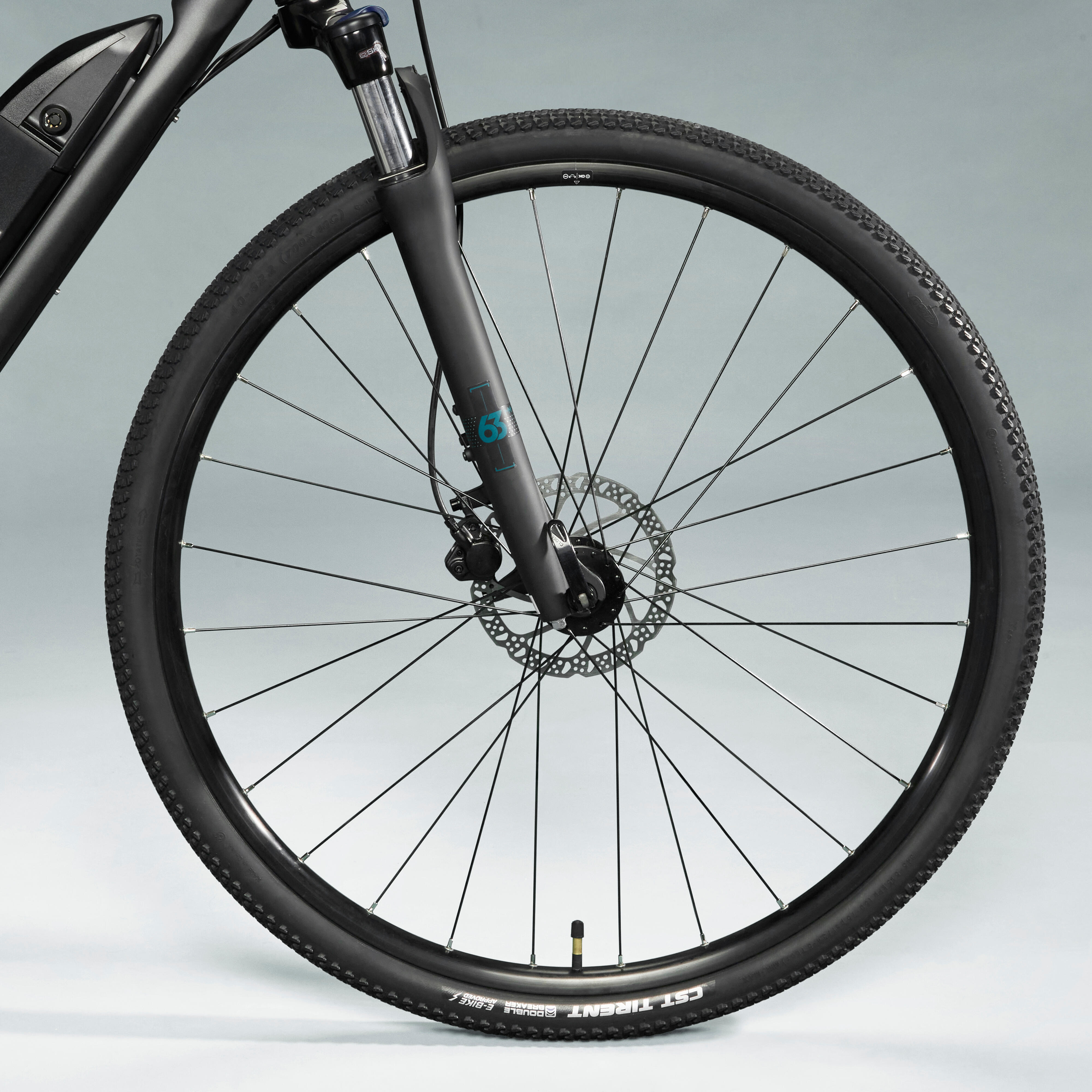 Electric Hybrid Bike Riverside 500 E Grey RIVERSIDE Decathlon
