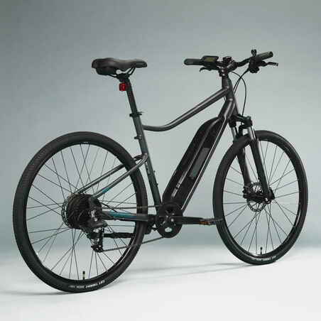 Elektrinis hibridinis dviratis „Riverside 500 E“, pilkas / žalias