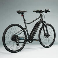 Sivi hibridni električni bicikl RIVERSIDE 500