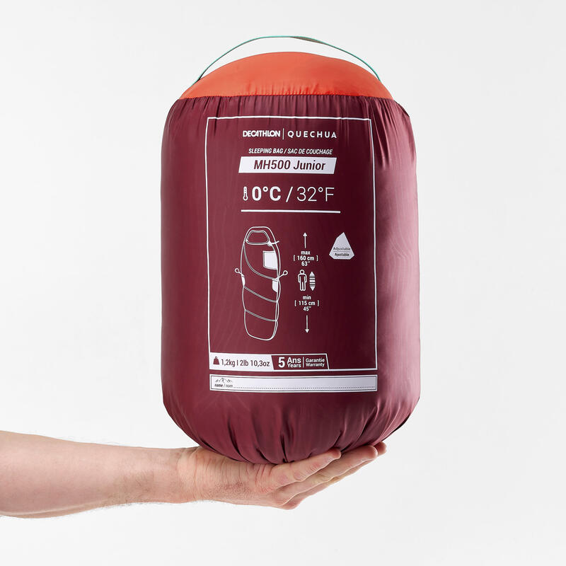 Sac de dormit 0°C portocaliu copii