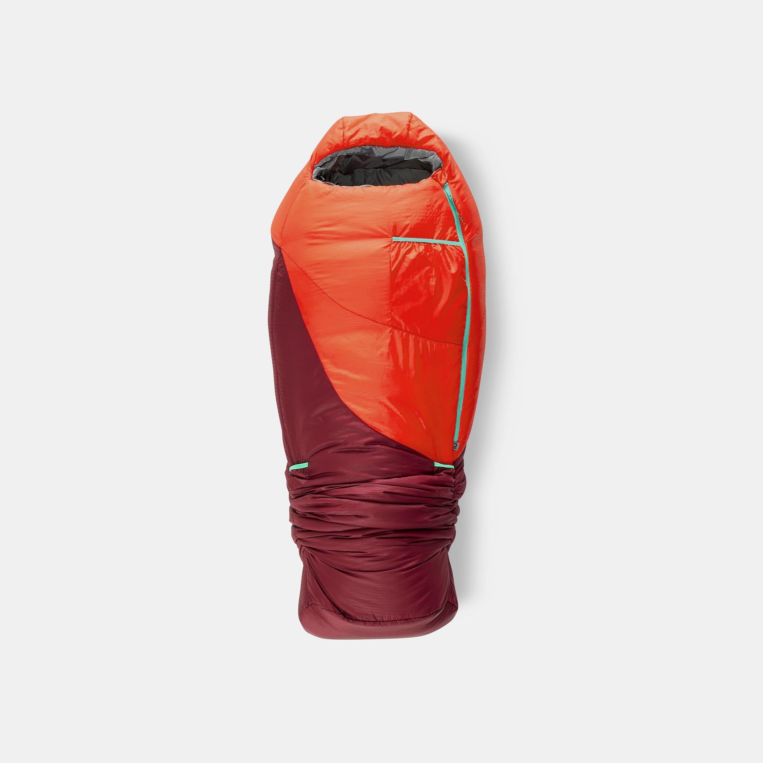 Children's Sleeping Bag MH500 0°C - red 4/10