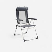 FAUTEUIL PLIANT CONFORTABLE POUR LE CAMPING - INCLINABLE - ACIER
