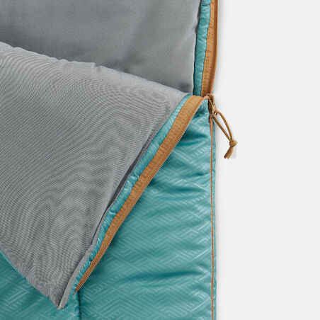 Saco de dormir 10 °C confort transformable edredón Arpenaz 10 azul