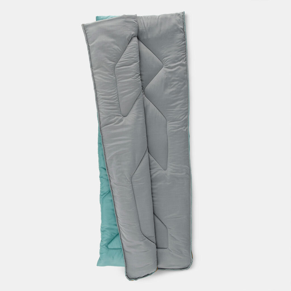 SACO DE DORMIR PARA CAMPING ARPENAZ 10° TURQUESA 