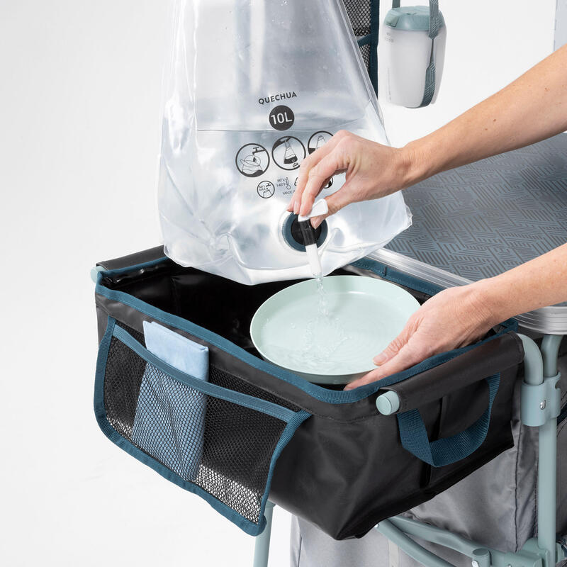 XL FOLDING CAMPING KITCHEN UNIT QUECHUA Decathlon