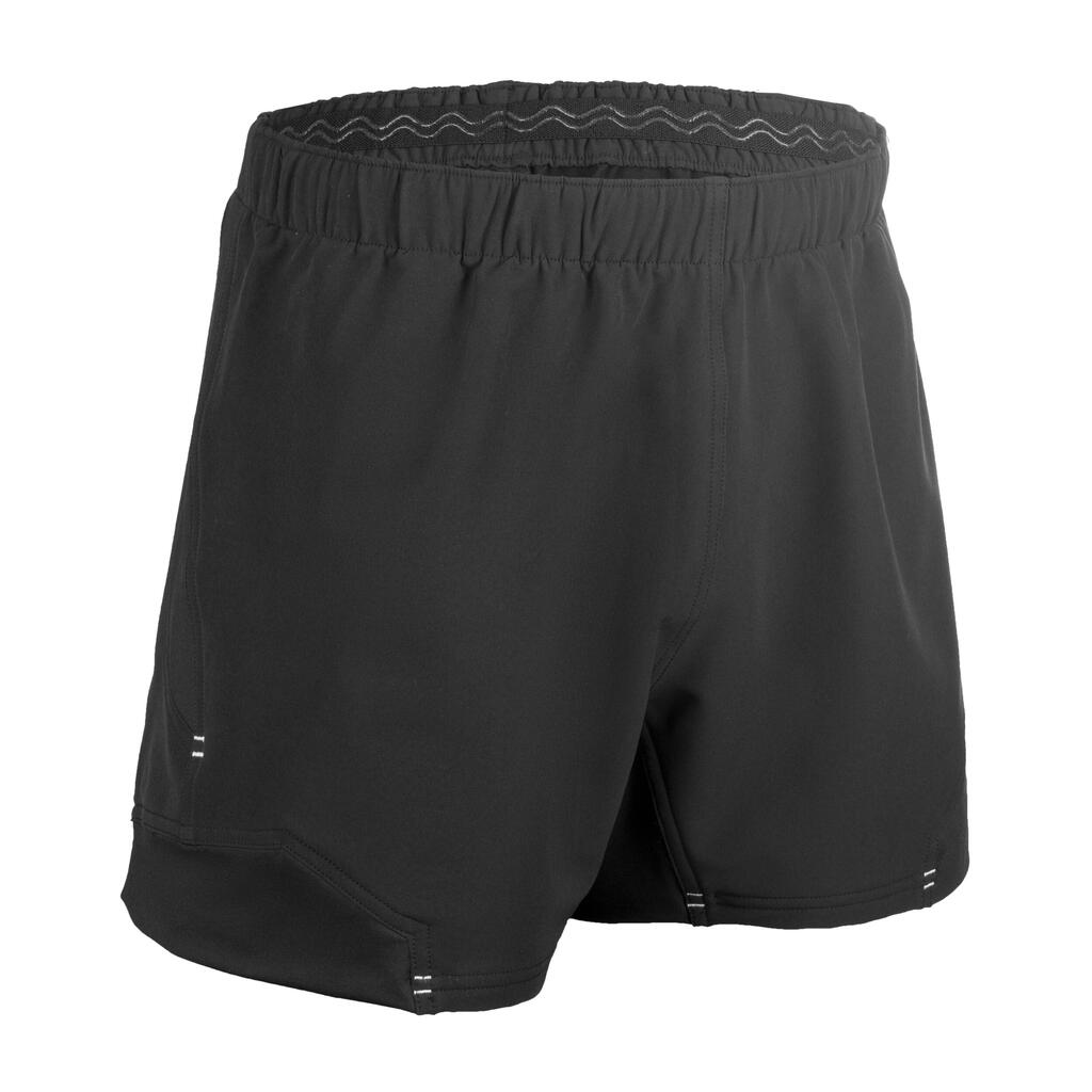 Rugbyshorts R900 Herren schwarz