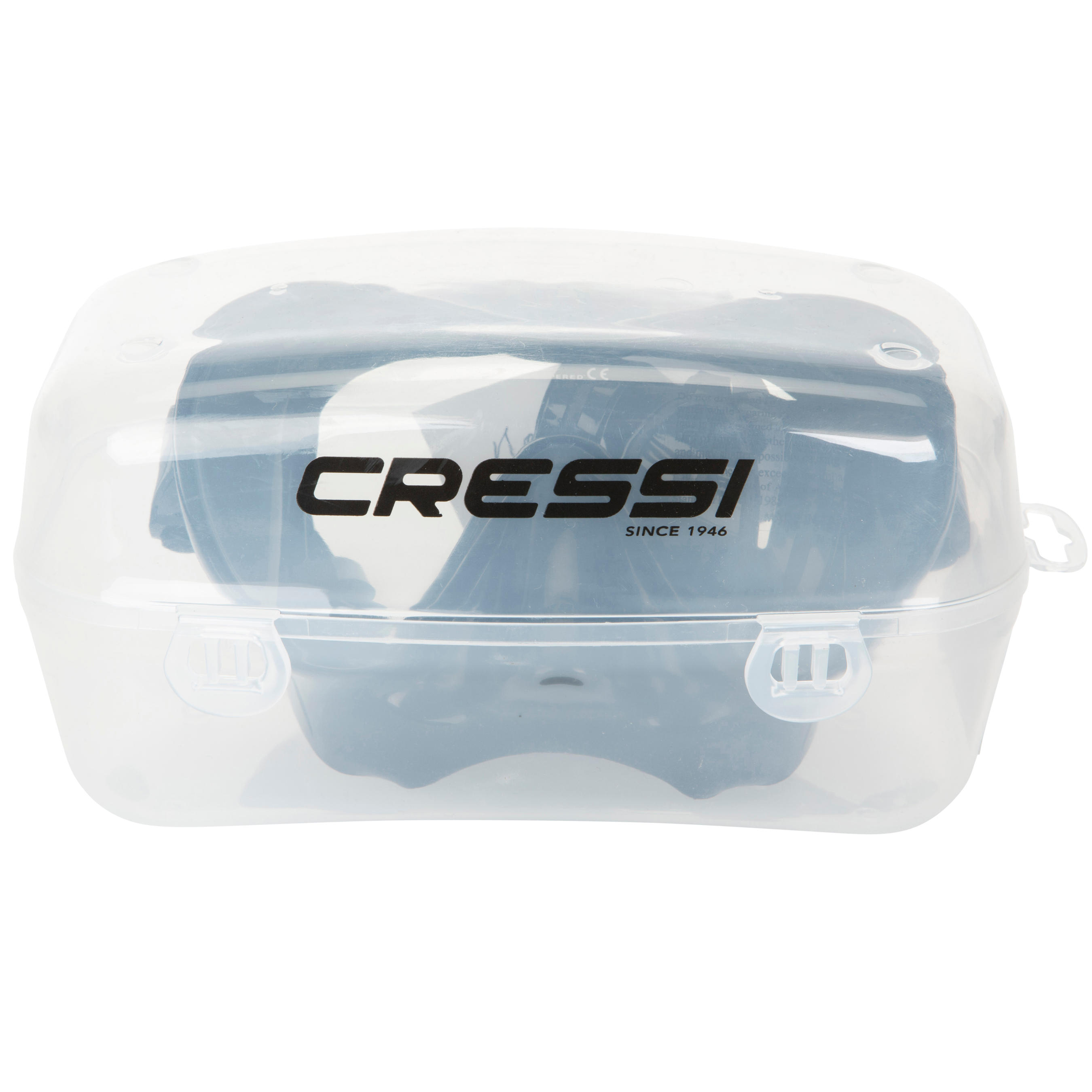 Adult Snorkelling and Sea Diving Frameless Mask Cressi F1 black 7/9