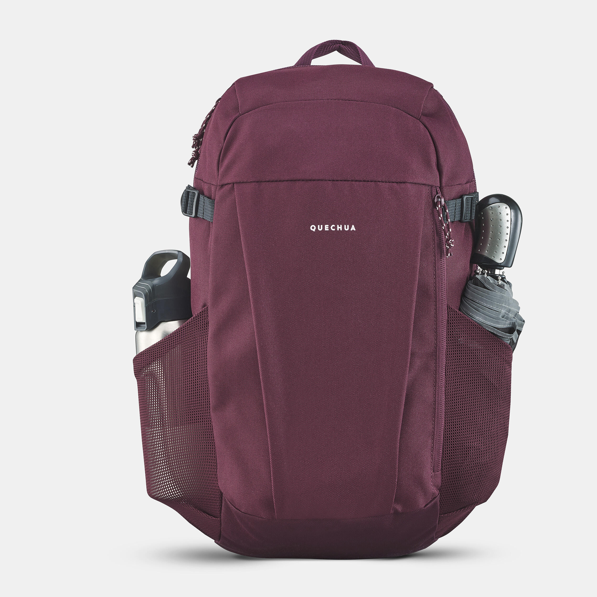 NH100 20L Country Walking Backpack Light Khaki QUECHUA Decathlon