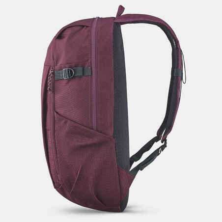Morral de 20 litros 	para senderismo			NH100 Quechua vinotinto