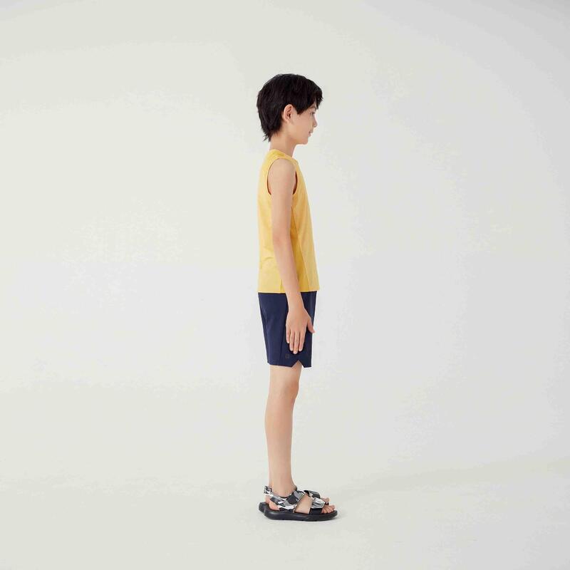 兒童透氣棉質短褲 S500 - 軍藍色