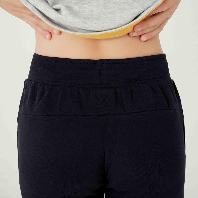 Pantalon de trening respirant 900 Educație fizică Negru Copii