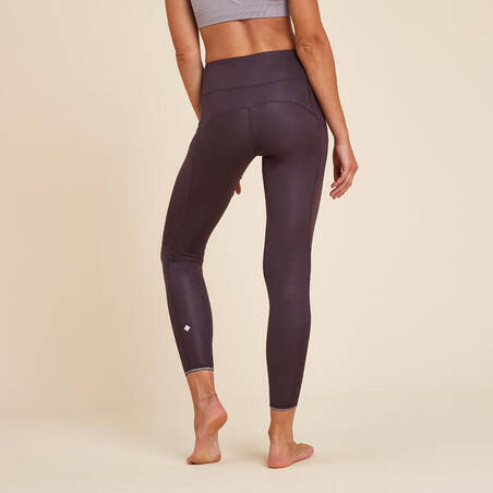 Reversible Dynamic Yoga Leggings - Purple